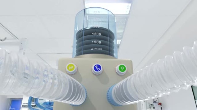 医用呼吸机-带阿尔法通道的可循环视频