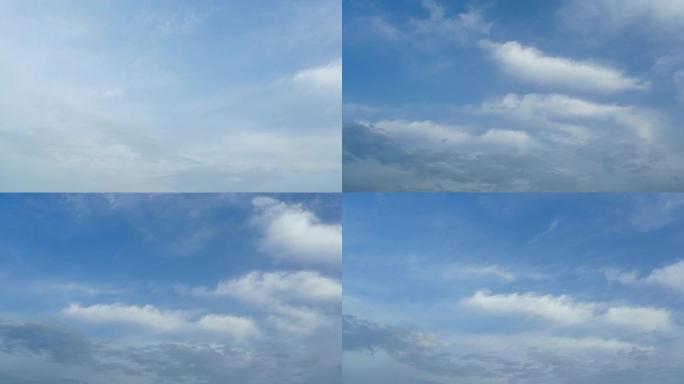 连续循环流动的白色高层云的无缝延时