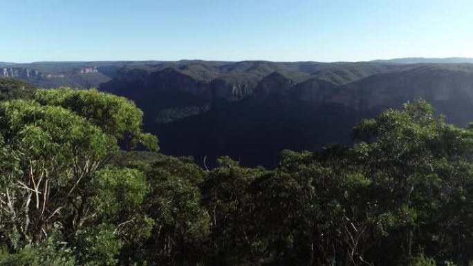 澳大利亚悉尼蓝山的鸟瞰图