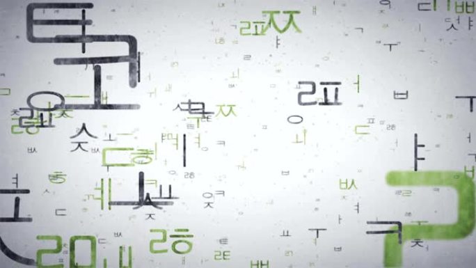 韩语字母背景