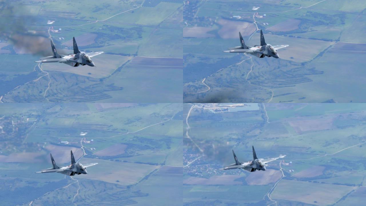 米格-29波兰空军空对空4K超高清视频支点