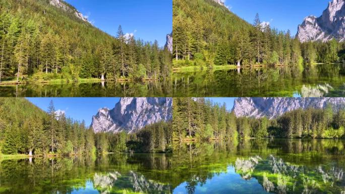 奥地利绿色湖奥地利奥地利风景奥地利森林