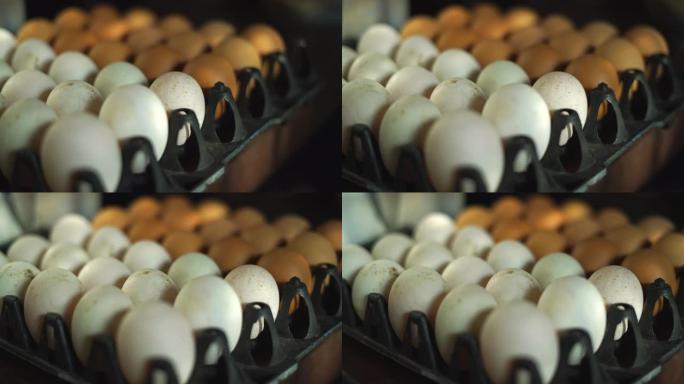 厨房里的鸡蛋和鸭蛋