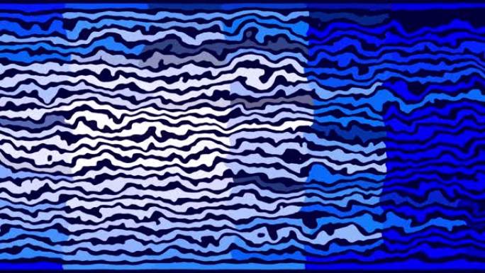 蓝白移动线条的抽象背景