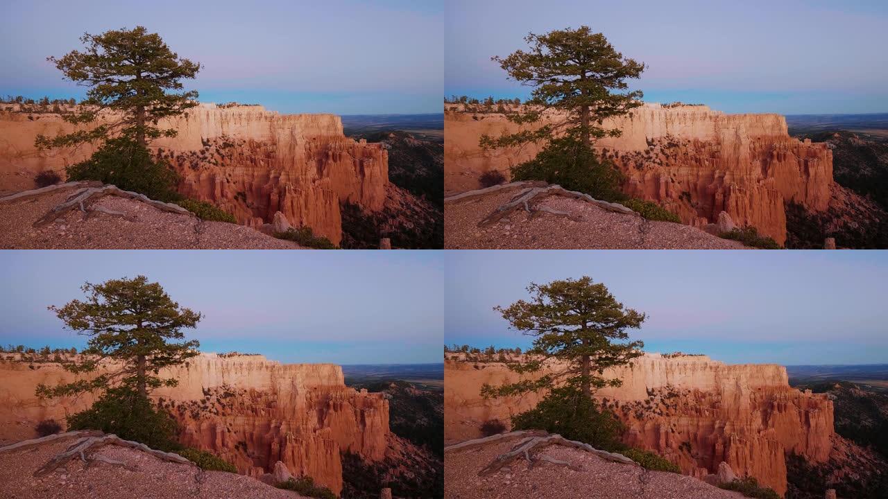 描绘犹他州布莱斯峡谷的完美风景和风景