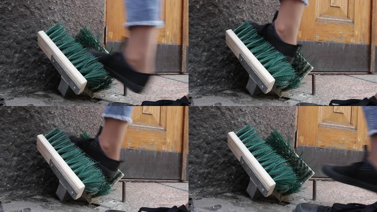 芬兰的擦鞋街头艺术