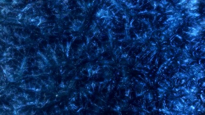 蓝色空隙变形流动漩涡沸腾抽象迷幻宇宙有机图案背景