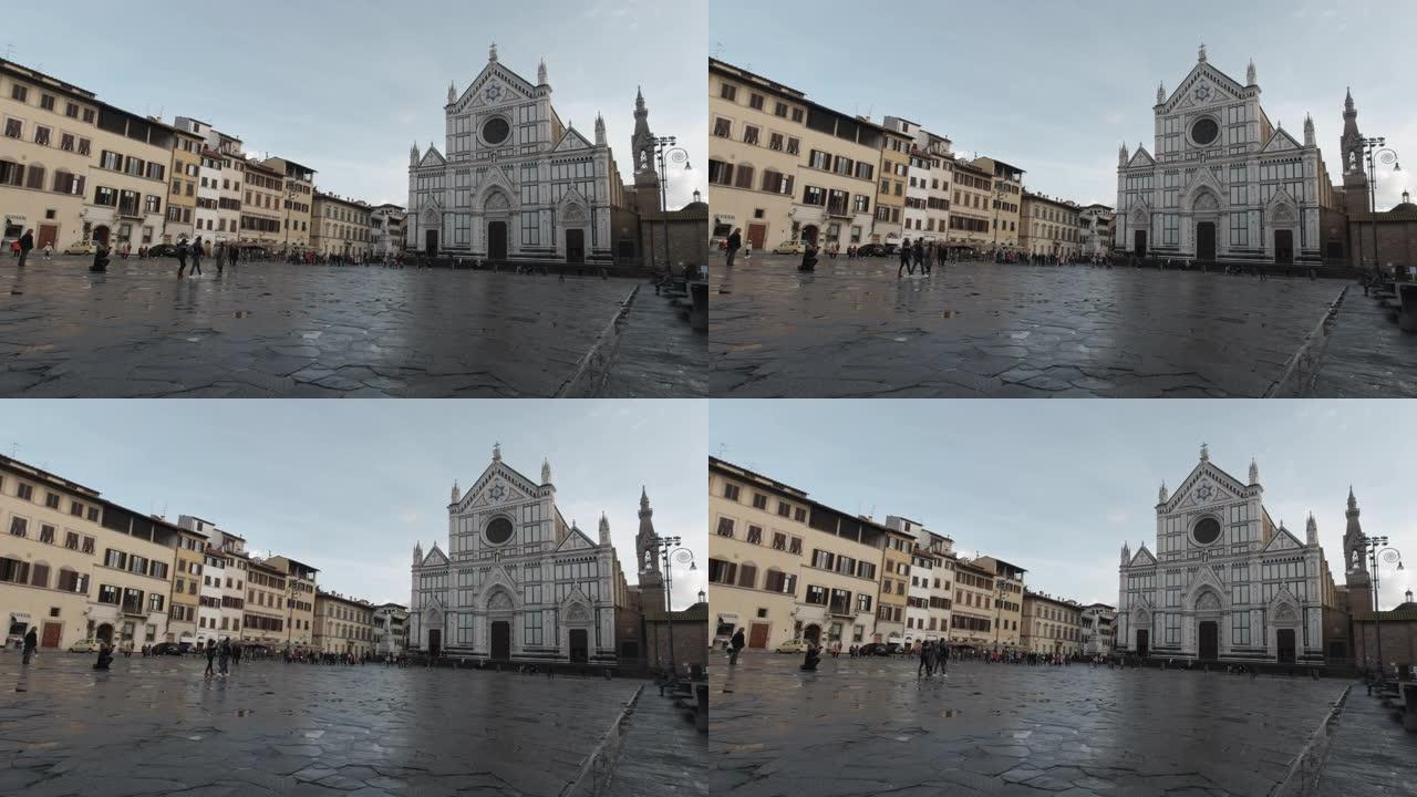 意大利佛罗伦萨圣十字广场和大教堂1