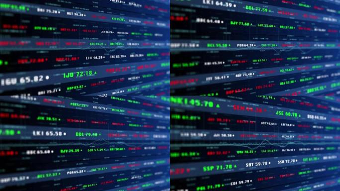 数字证券交易所财务数据分析信息面板