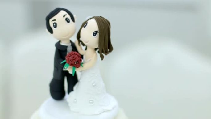 结婚蛋糕小雕像