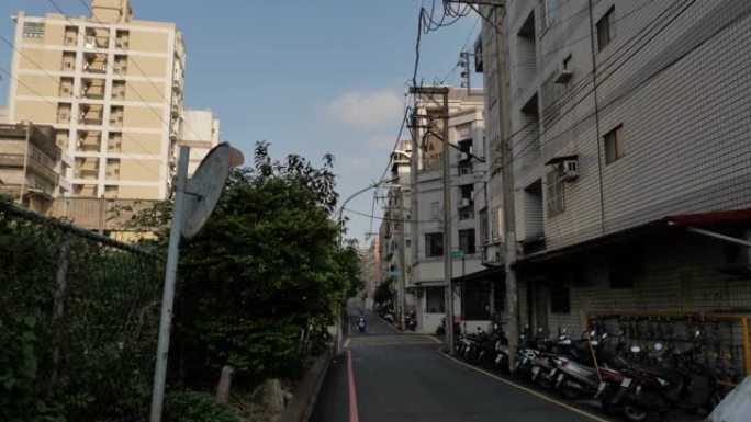 台湾新竹市当地城镇的街景