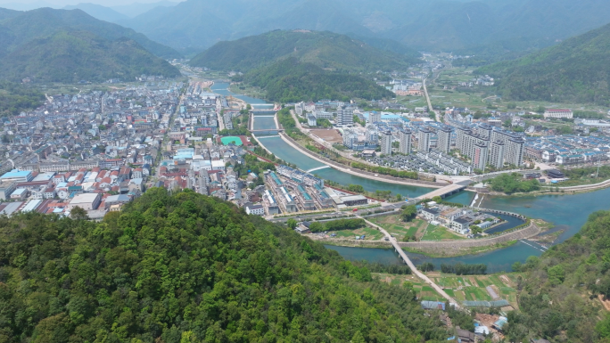 【4k合集2】航拍黄岩宁溪城镇风光