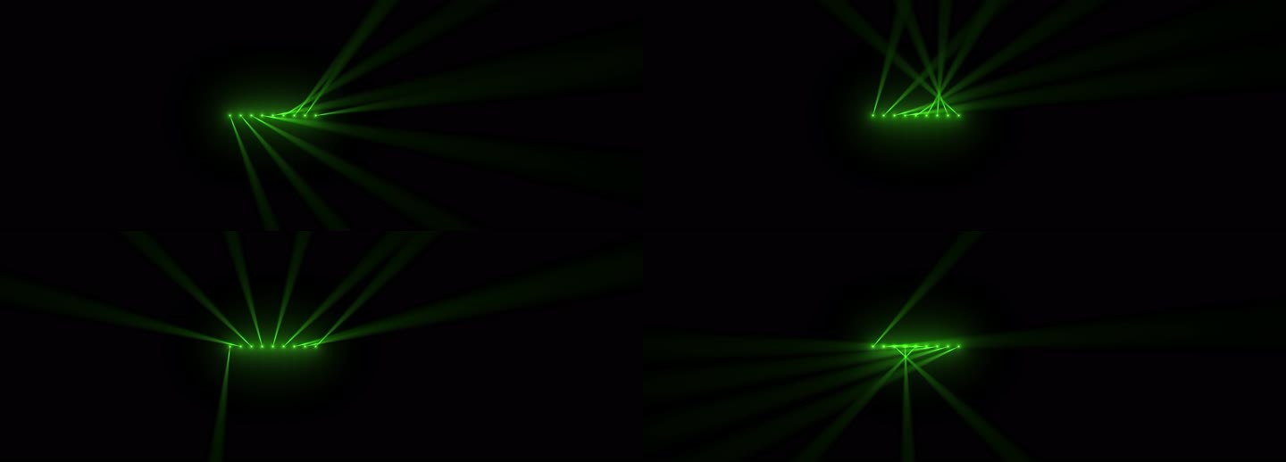 6K绿色射灯秀激光探照灯灯光秀半屏