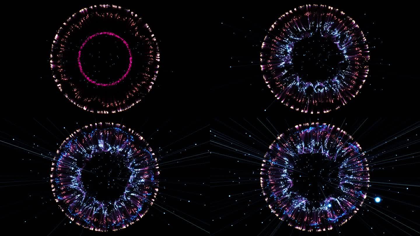 3DXP粒子抽象科技感动画