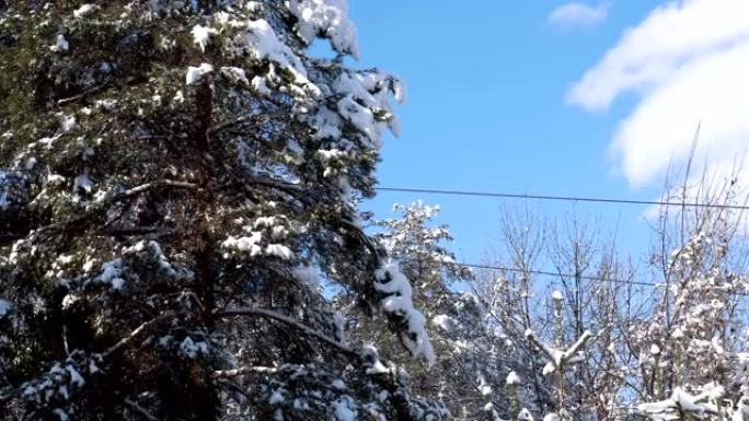 缆车滑雪升降机