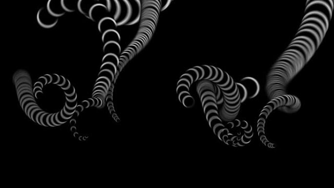 动画-黑底章鱼触角的设计