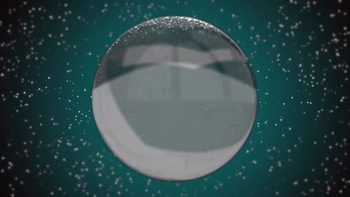 白色3D球在现代无缝循环动画4k背景中与灰色阴影变形，白色小颗粒漂浮。