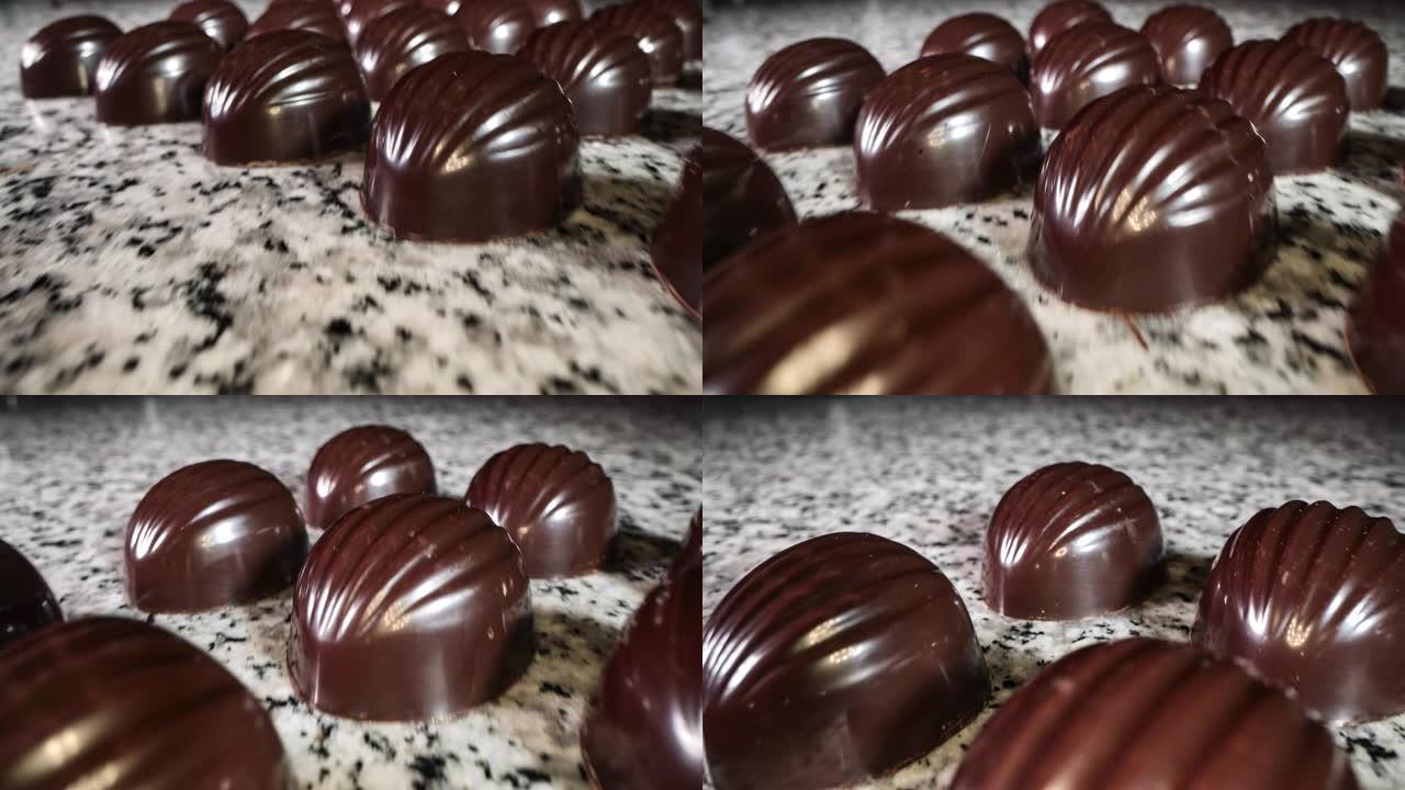 手工制作巧克力产品展示美食小吃