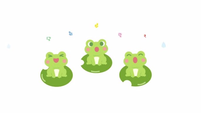 青蛙唱歌动画