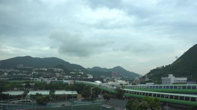 香港海洋公园香港仔黄竹坑延时云铁路