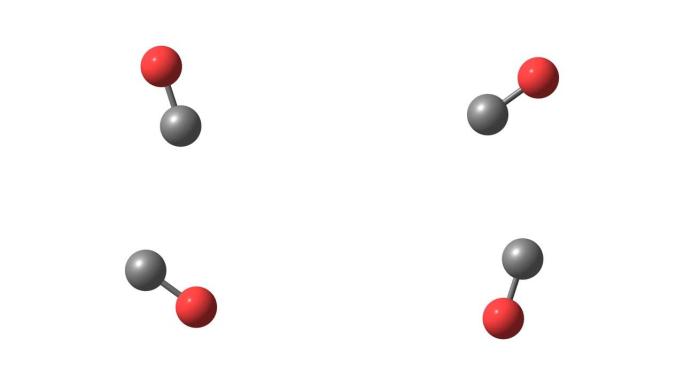 碳单氧分子视频旋转