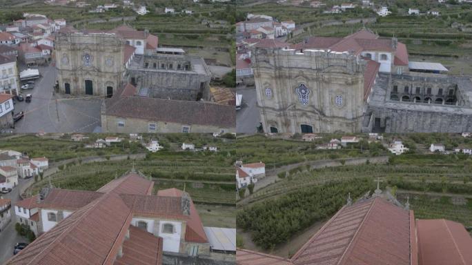 圣玛丽亚·德·萨尔泽达无人机视频葡萄牙西多会修道院