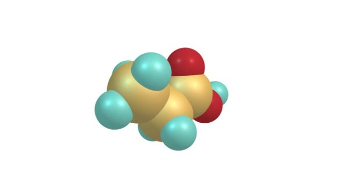 旋转分离丙酸分子视频