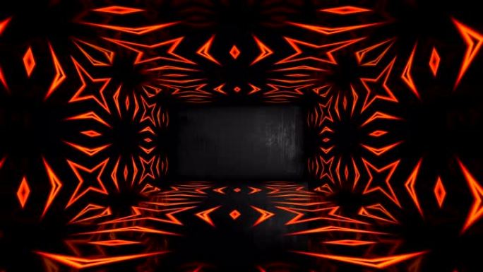 发光霓虹灯led隧道。抽象无缝背景