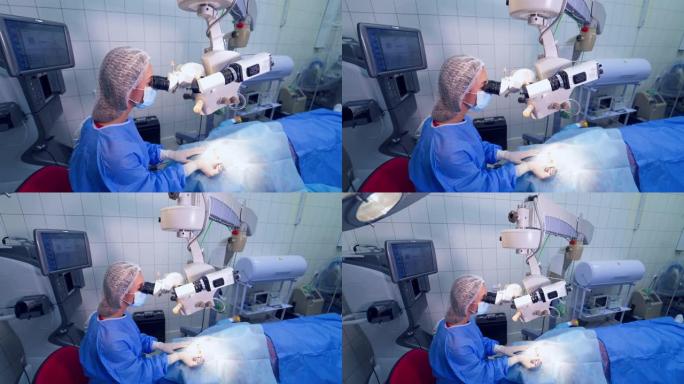 眼科激光显微镜手术
