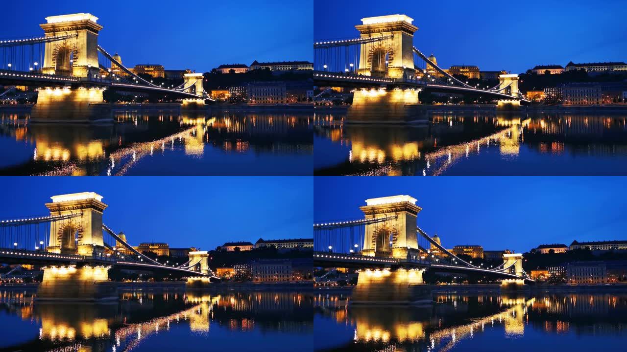 链桥和蓝色多瑙河