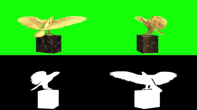 金鹰雕塑循环阿尔法镜头包括