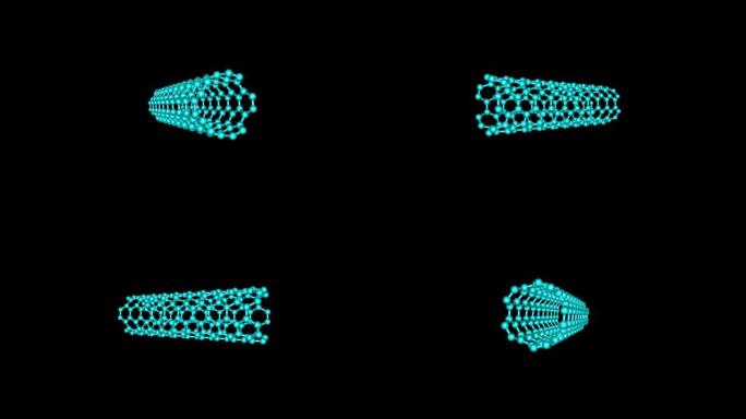 纳米管结构旋转视频全高清