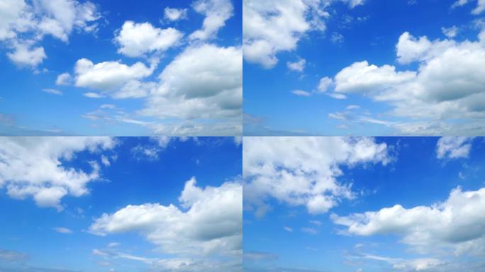 晴空的时光倒流白云延时白云朵朵蓝天白云