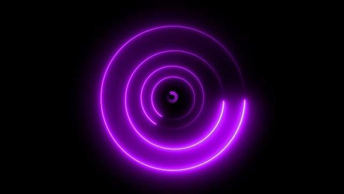 紫色抽象环圈隧道背景