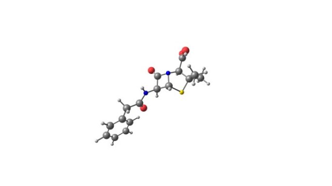 青霉素分子旋转视频全高清