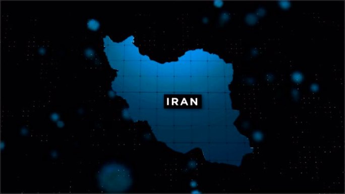 4k冠状病毒爆发与伊朗地图冠状病毒概念