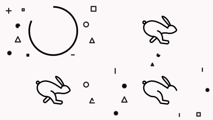兔子图标动画