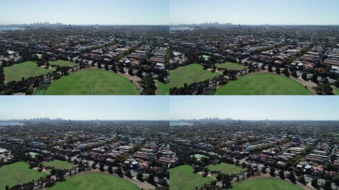 埃尔伍德海滩墨尔本澳大利亚无人机Aeria镜头