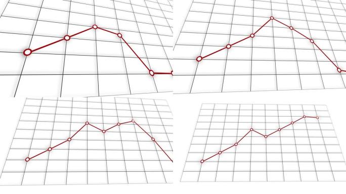 业务增长和成功图表