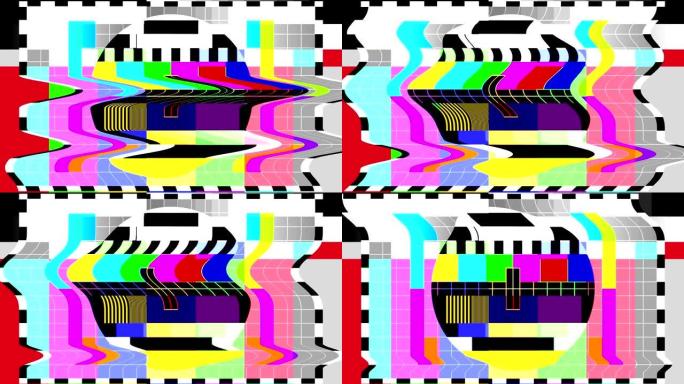 故障电视静态噪声失真信号问题