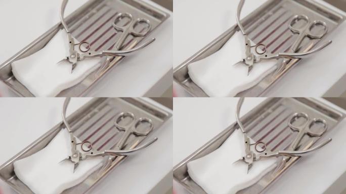 美容院修指甲的专业工具