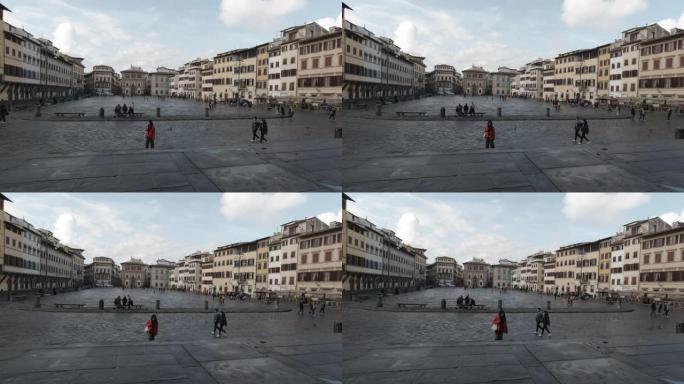 意大利佛罗伦萨圣十字广场和大教堂2