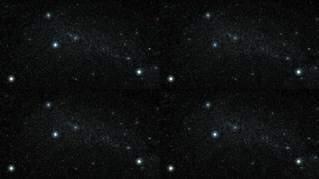 4k动画抽象星空背景