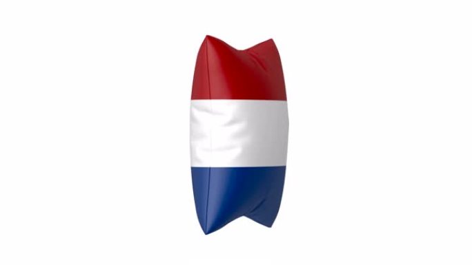 带有荷兰国旗的枕头