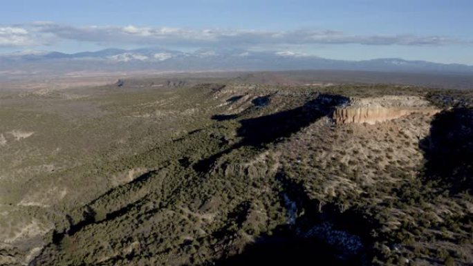 偏远的沙漠航空: 新墨西哥州