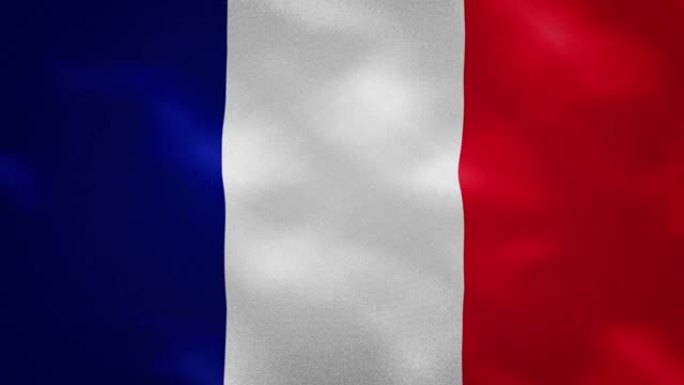 法国密旗织物摇摆，背景环