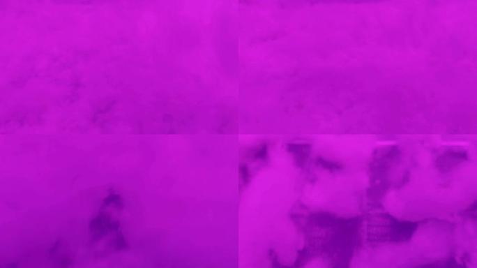抽象紫色色调背景与飞棉