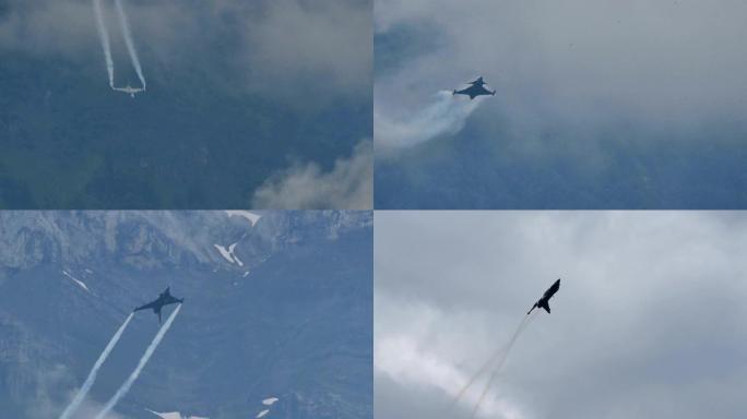 萨博JAS 39瑞典空军鹰狮-超高清4k战斗机视频