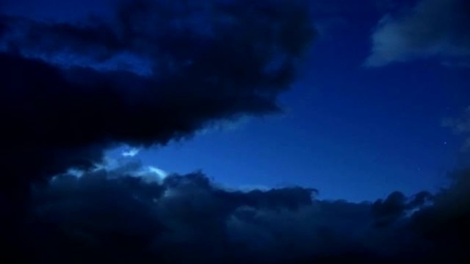 黄昏时乌云的时光倒流