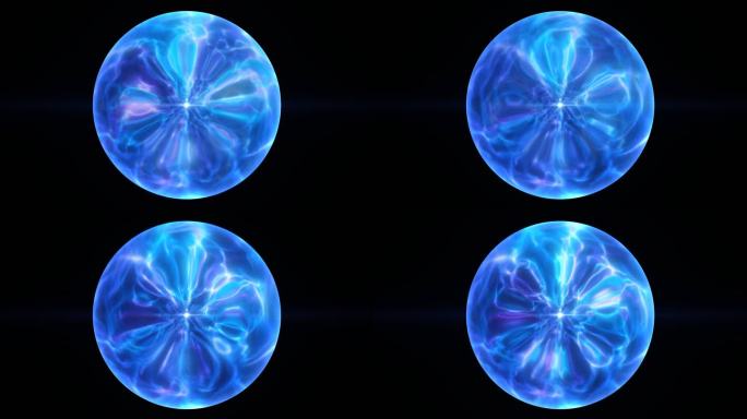 蓝色魔法球能量球